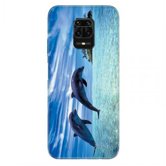 Coque Pour Xiaomi Redmi Note 9S / 9 Pro Dauphin Ile