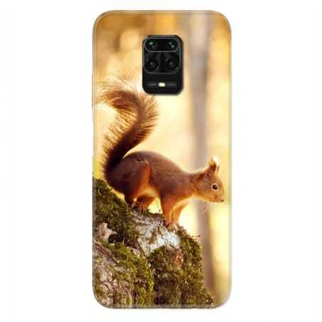 Coque Pour Xiaomi Redmi Note 9S / 9 Pro Ecureuil Bois