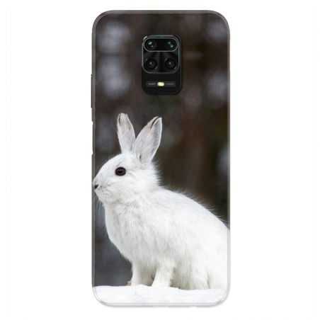 Coque Pour Xiaomi Redmi Note 9S / 9 Pro Lapin Blanc