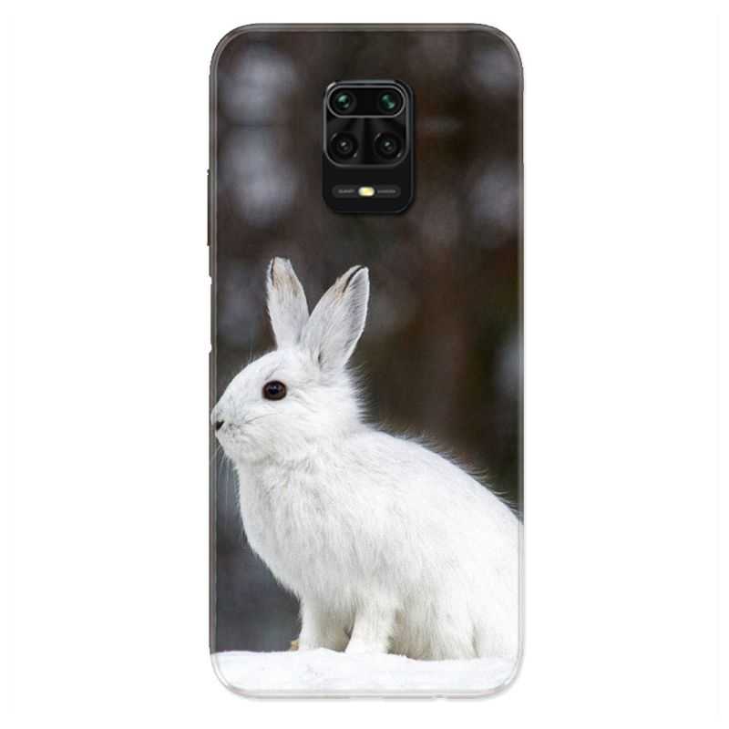 Coque Pour Xiaomi Redmi Note 9S / 9 Pro Lapin Blanc