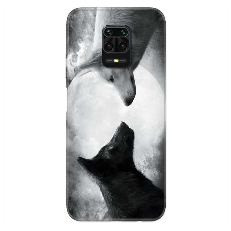 Coque Pour Xiaomi Redmi Note 9S / 9 Pro Loup Duo