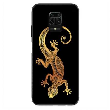 Coque Pour Xiaomi Redmi Note 9S / 9 Pro Animaux Maori Lezard Noir