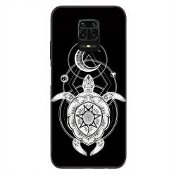 Coque Pour Xiaomi Redmi Note 9S / 9 Pro Animaux Maori Tortue Noir