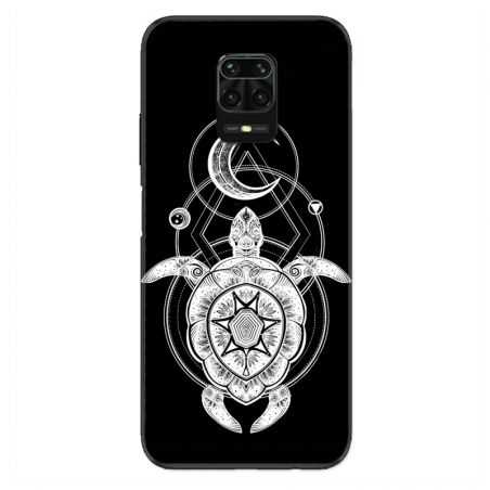 Coque Pour Xiaomi Redmi Note 9S / 9 Pro Animaux Maori Tortue Noir