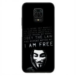 Coque Pour Xiaomi Redmi Note 9S / 9 Pro Anonymous I am free