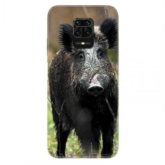 Coque Pour Xiaomi Redmi Note 9S / 9 Pro Chasse Sanglier bois