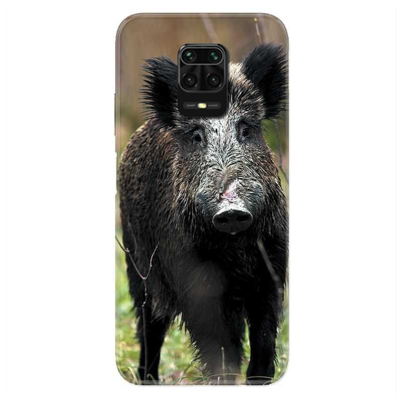 Coque Pour Xiaomi Redmi Note 9S / 9 Pro Chasse Sanglier bois