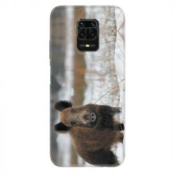 Coque Pour Xiaomi Redmi Note 9S / 9 Pro Chasse Sanglier Neige