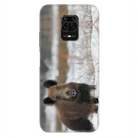 Coque Pour Xiaomi Redmi Note 9S / 9 Pro Chasse Sanglier Neige