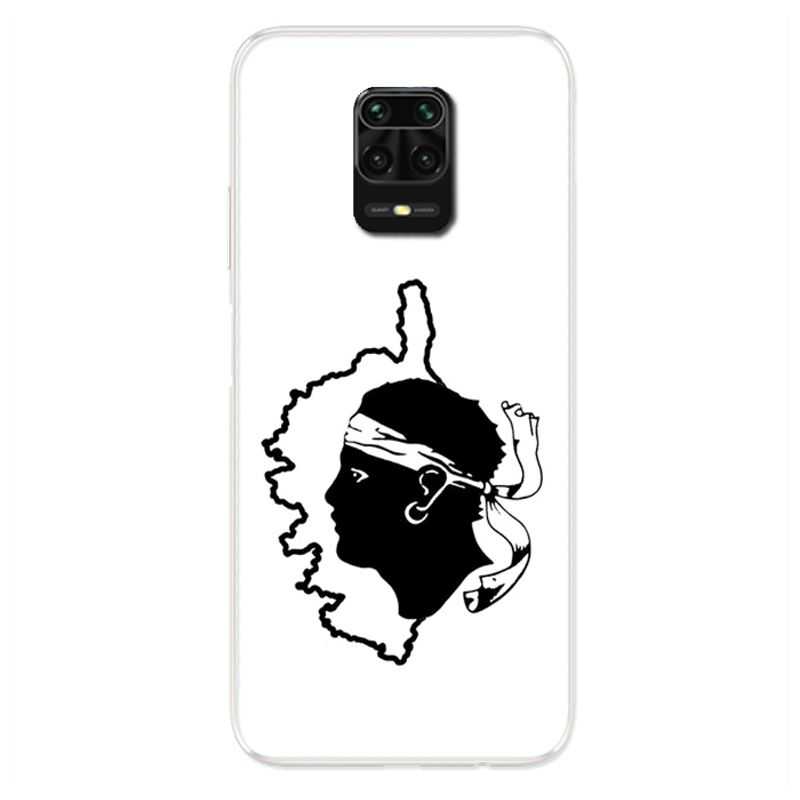 Coque Pour Xiaomi Redmi Note 9S / 9 Pro Corse Blanc
