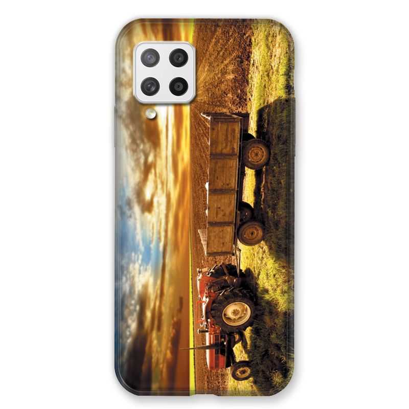 Coque Pour Samsung Galaxy A42 Agriculture Tracteur Color
