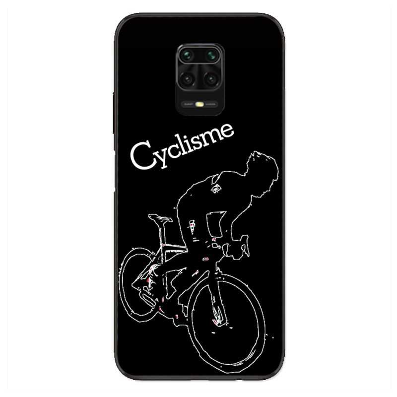 Coque Pour Xiaomi Redmi Note 9S / 9 Pro Cyclisme Ombre Blanche