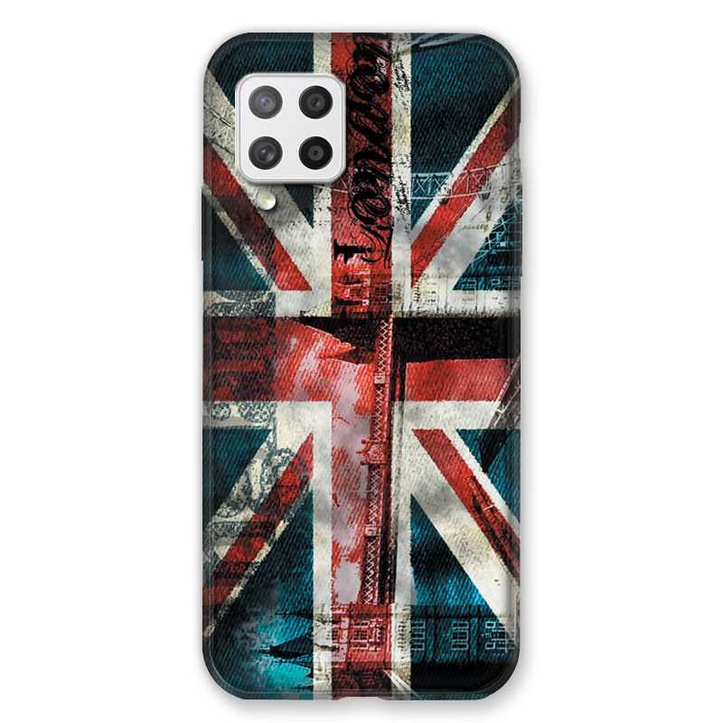 Coque Pour Samsung Galaxy A42 Angleterre UK Jean's