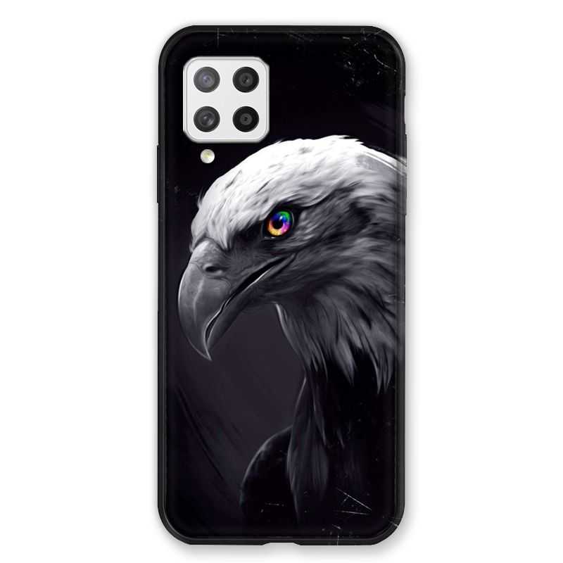 Coque Pour Samsung Galaxy A42 Aigle Royal Noir
