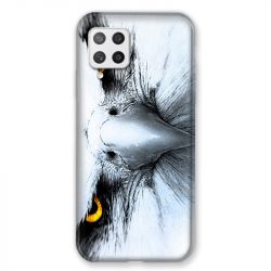 Coque Pour Samsung Galaxy A42 Aigle Royal Blanc