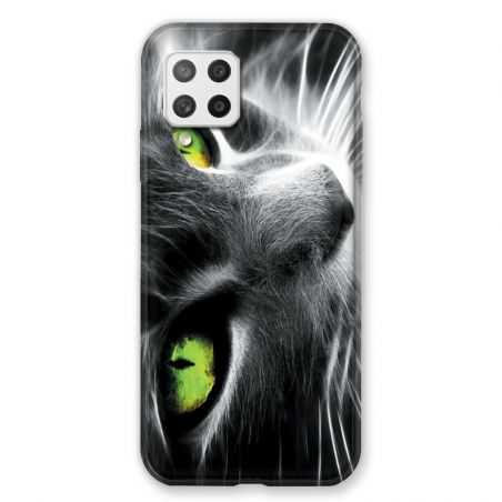 Coque Pour Samsung Galaxy A42 Chat Vert