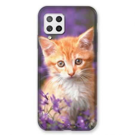 Coque Pour Samsung Galaxy A42 Chat Violet
