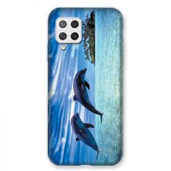 Coque Pour Samsung Galaxy A42 Dauphin Ile