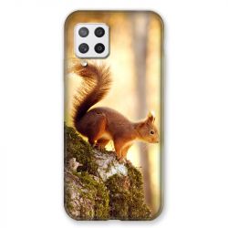 Coque Pour Samsung Galaxy A42 Ecureuil Bois