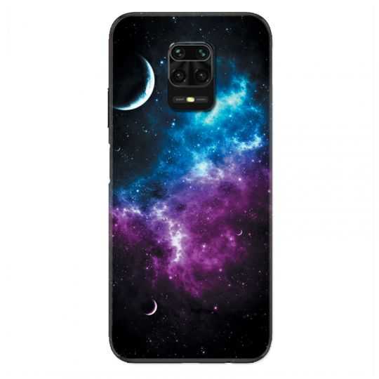 Coque Pour Xiaomi Redmi Note 9S / 9 Pro Univers Bleu Violet