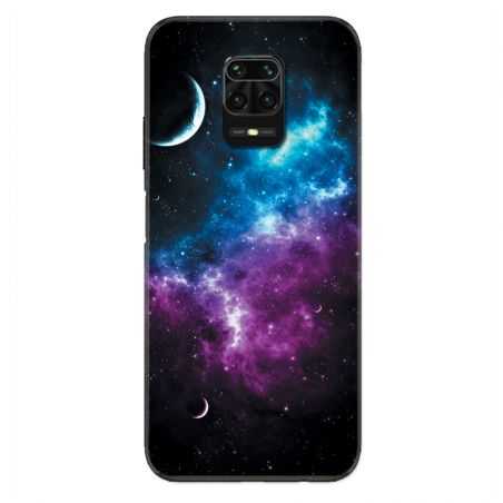 Coque Pour Xiaomi Redmi Note 9S / 9 Pro Univers Bleu Violet