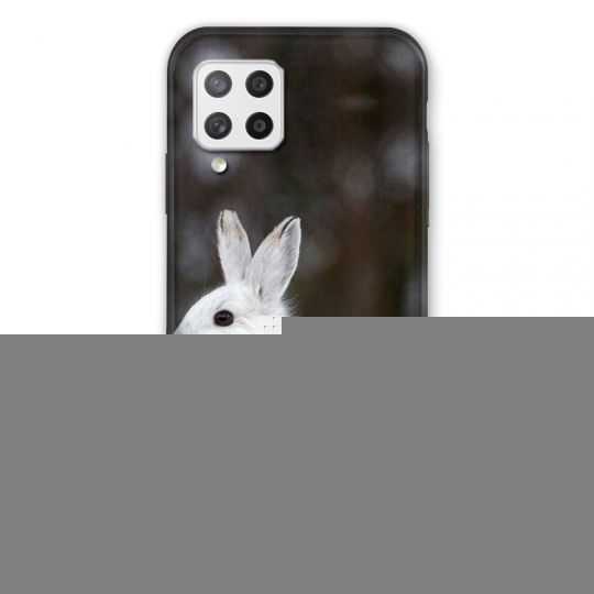 Coque Pour Samsung Galaxy A42 Lapin Blanc