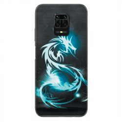 Coque Pour Xiaomi Redmi Note 9S / 9 Pro Dragon Bleu