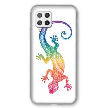 Coque Pour Samsung Galaxy A42 Animaux Maori Salamandre Color