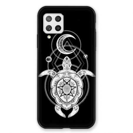 Coque Pour Samsung Galaxy A42 Animaux Maori Tortue Noir