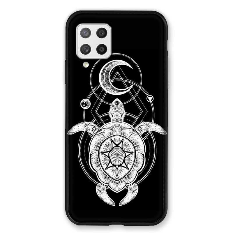 Coque Pour Samsung Galaxy A42 Animaux Maori Tortue Noir