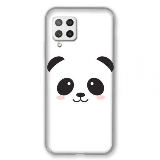 Coque Pour Samsung Galaxy A42 Panda Blanc