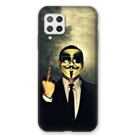 Coque Pour Samsung Galaxy A42 Anonymous Doigt