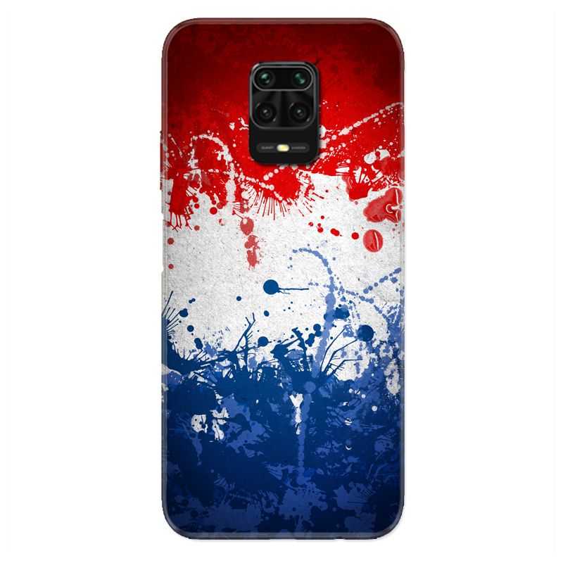 Coque Pour Xiaomi Redmi Note 9S / 9 Pro France Eclaboussure
