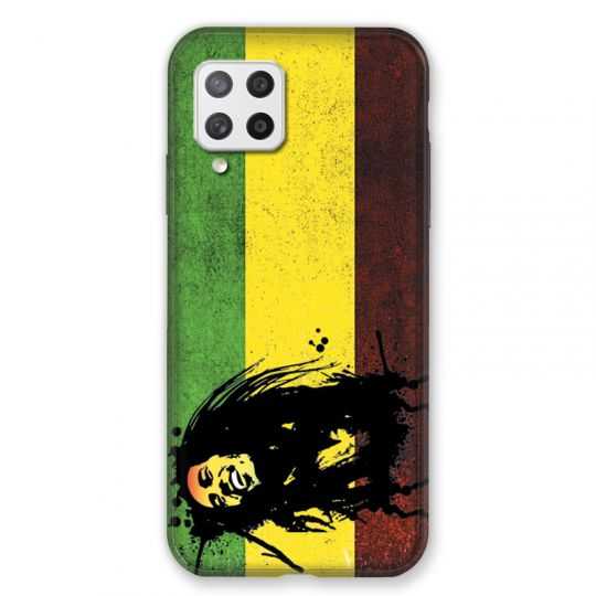 Coque Pour Samsung Galaxy A42 Bob Marley Drapeau