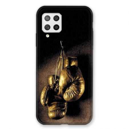 Coque Pour Samsung Galaxy A42 Boxe Gant Vintage