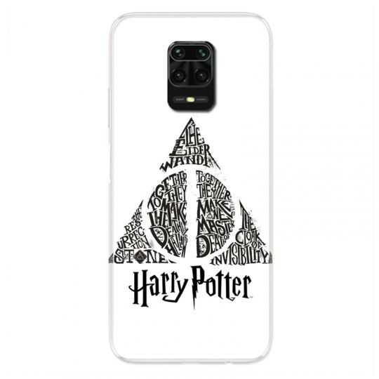 Coque Pour Xiaomi Redmi Note 9S / 9 Pro WB License Harry Potter Triangle Blanc