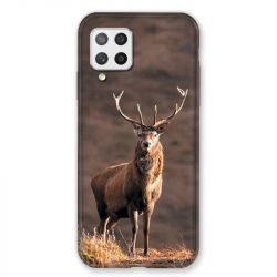 Coque Pour Samsung Galaxy A42 Chasse Chevreuil Blanc
