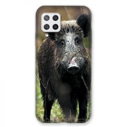 Coque Pour Samsung Galaxy A42 Chasse Sanglier bois