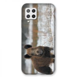 Coque Pour Samsung Galaxy A42 Chasse Sanglier Neige