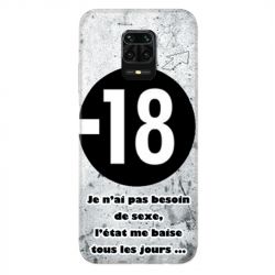 Coque Pour Xiaomi Redmi Note 9S / 9 Pro Humour 18 Ans