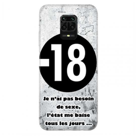 Coque Pour Xiaomi Redmi Note 9S / 9 Pro Humour 18 Ans