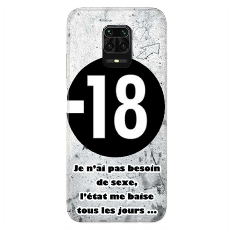 Coque Pour Xiaomi Redmi Note 9S / 9 Pro Humour 18 Ans