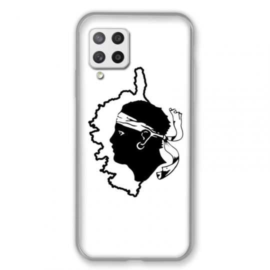 Coque Pour Samsung Galaxy A42 Corse Blanc