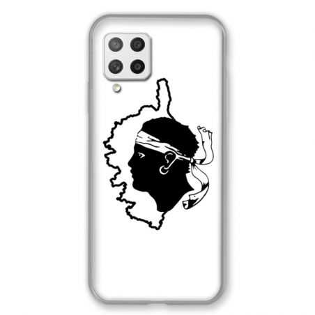Coque Pour Samsung Galaxy A42 Corse Blanc