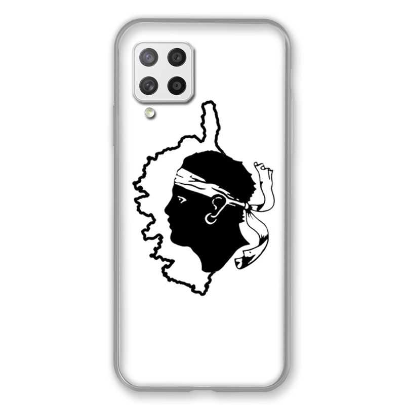 Coque Pour Samsung Galaxy A42 Corse Blanc