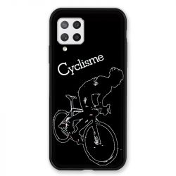 Coque Pour Samsung Galaxy A42 Cyclisme Ombre Blanche