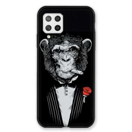 Coque Pour Samsung Galaxy A42 Decale Singe Mafia
