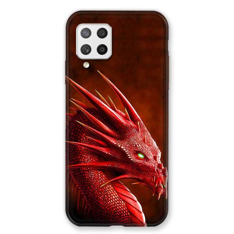 Coque Pour Samsung Galaxy A42 Dragon Rouge