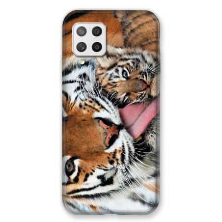 Coque Pour Samsung Galaxy A42 Bebe Tigre