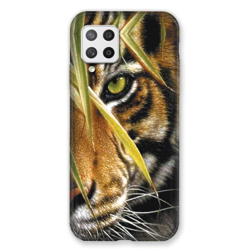 Coque Pour Samsung Galaxy A42 Oeil Tigre